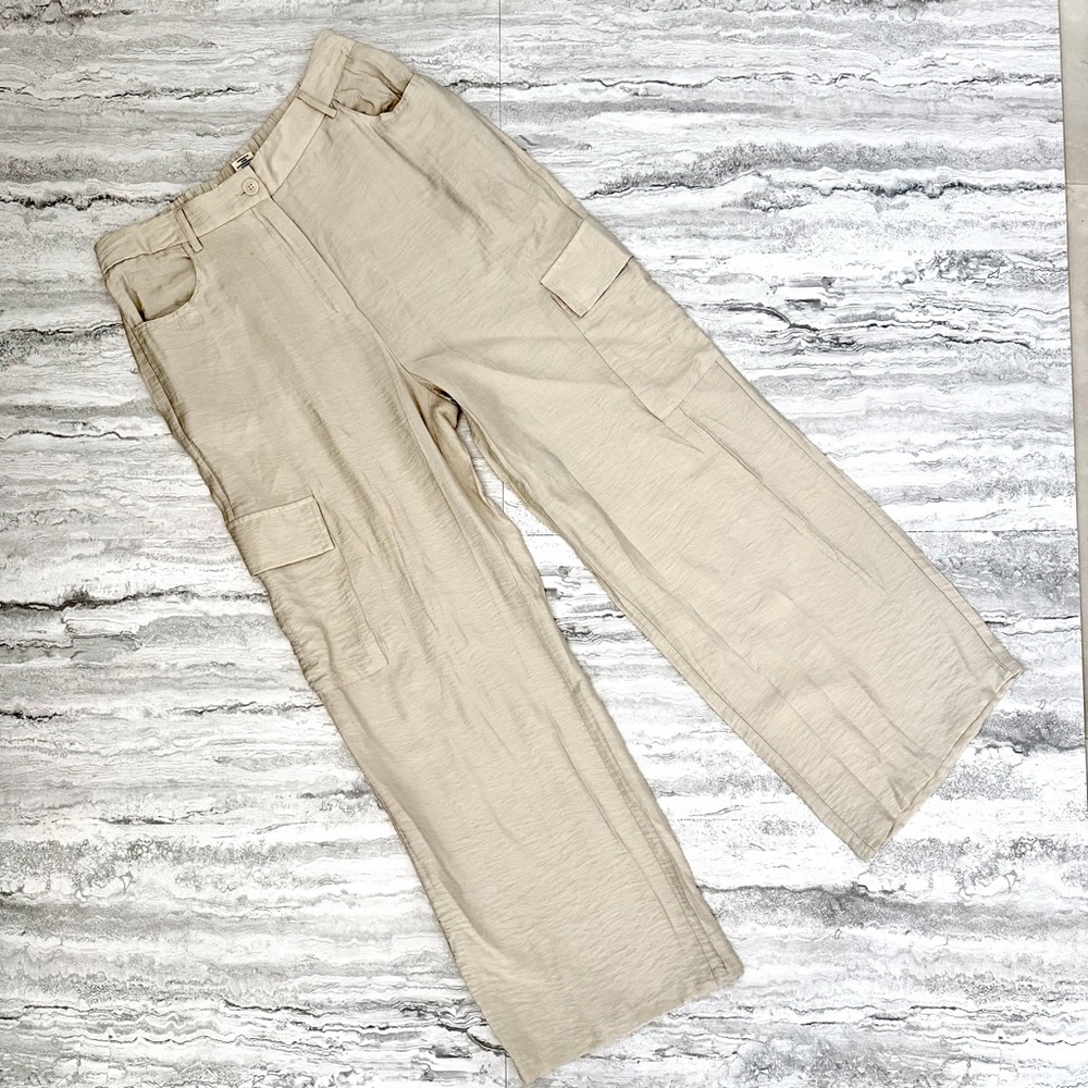HG Wide Leg Cargo Trouser Pants